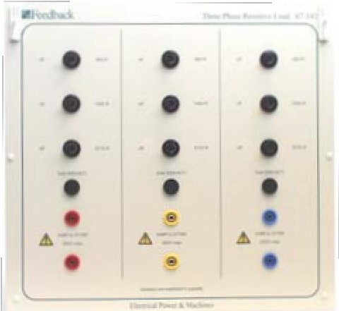 Switched 3-phase resistance load